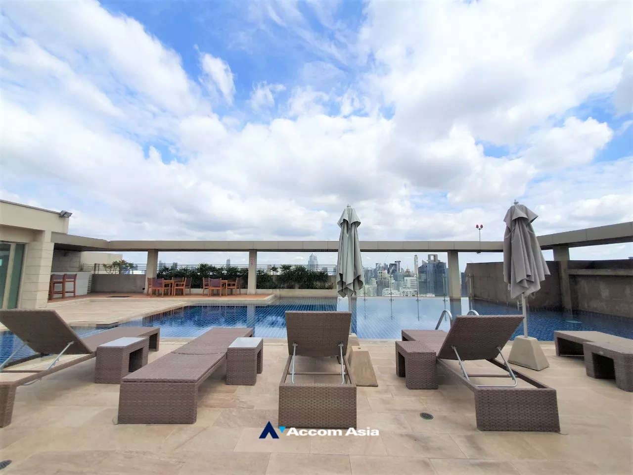 projectFully Furnished, Big Balcony, Pet friendly |  2 Bedrooms  Condominium For Rent in Sukhumvit, Bangkok  near BTS Asok - MRT Sukhumvit (AA38734)