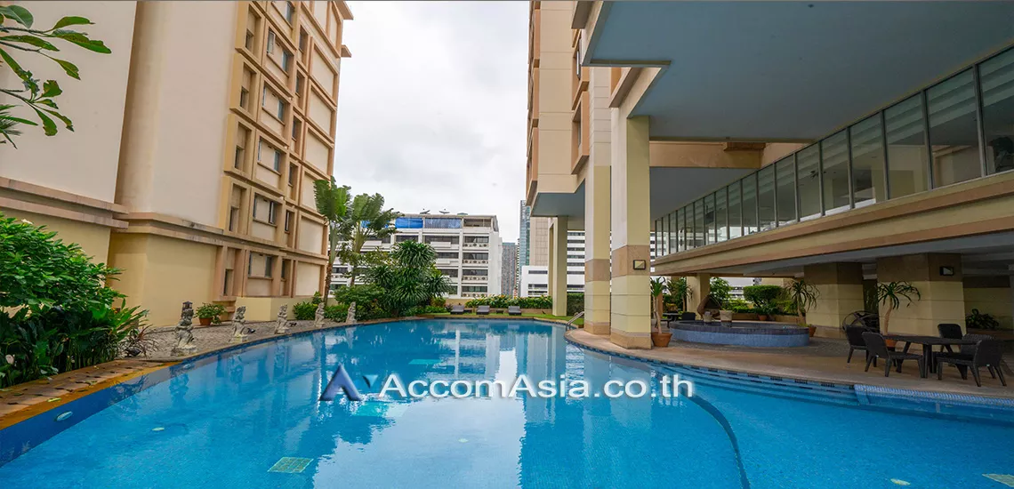  2 br Apartment For Rent in Sukhumvit ,Bangkok BTS Asok - MRT Sukhumvit at Elegant place for a Pet Friendly AA30946