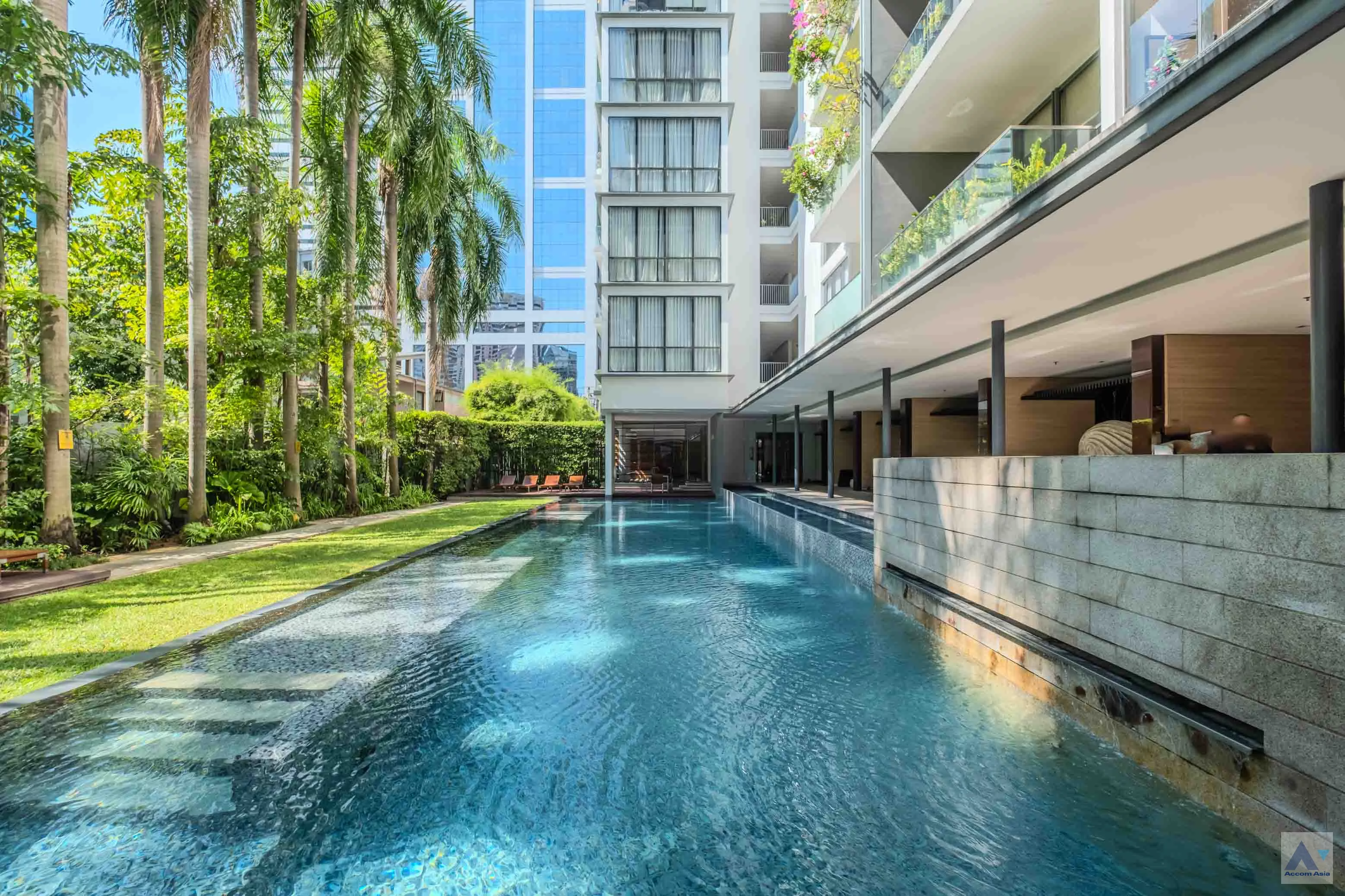  3 br Condominium For Rent in Sukhumvit ,Bangkok BTS Asok - MRT Sukhumvit at Domus 16 AA13939