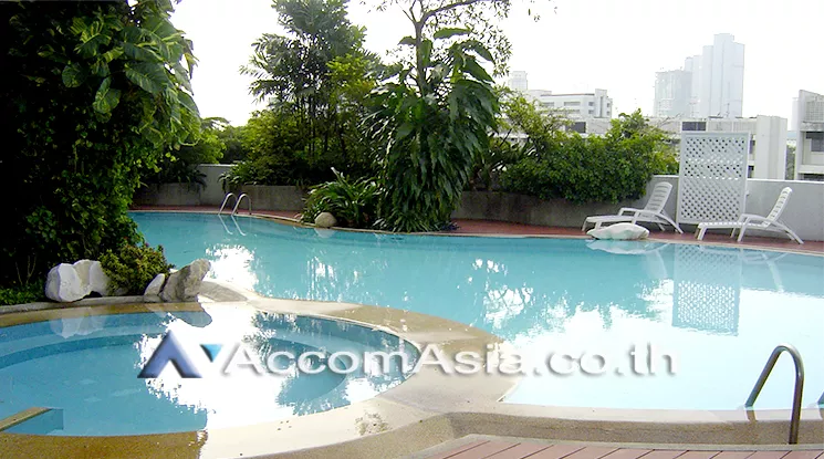  3 br Condominium For Rent in Sathorn ,Bangkok MRT Khlong Toei at Baan Yen Akard AA30388