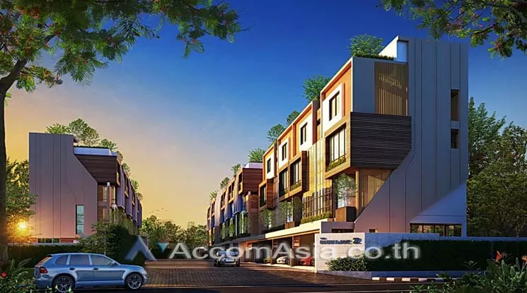  3 br Townhouse For Sale in Sukhumvit ,Bangkok BTS Ekkamai at The Park lane 22 AA34040