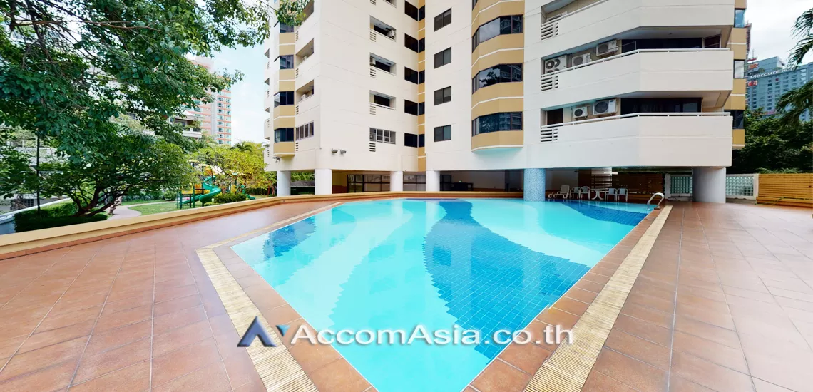  3 br Condominium For Rent in Sukhumvit ,Bangkok BTS Phrom Phong at Baan Suan Petch AA15008
