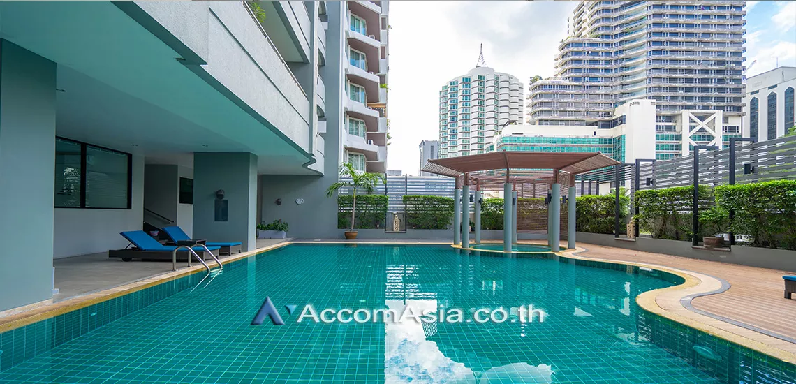  3 br Apartment For Rent in Sukhumvit ,Bangkok BTS Nana at Charming view of Sukhumvit AA19069