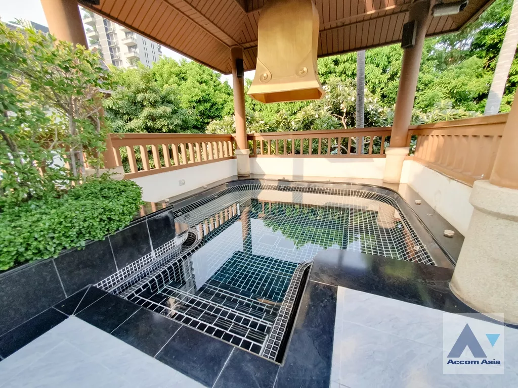  4 br House For Rent in Sathorn ,Bangkok BRT Thanon Chan - BTS Saint Louis at Exclusive Resort Style Home  AA29461