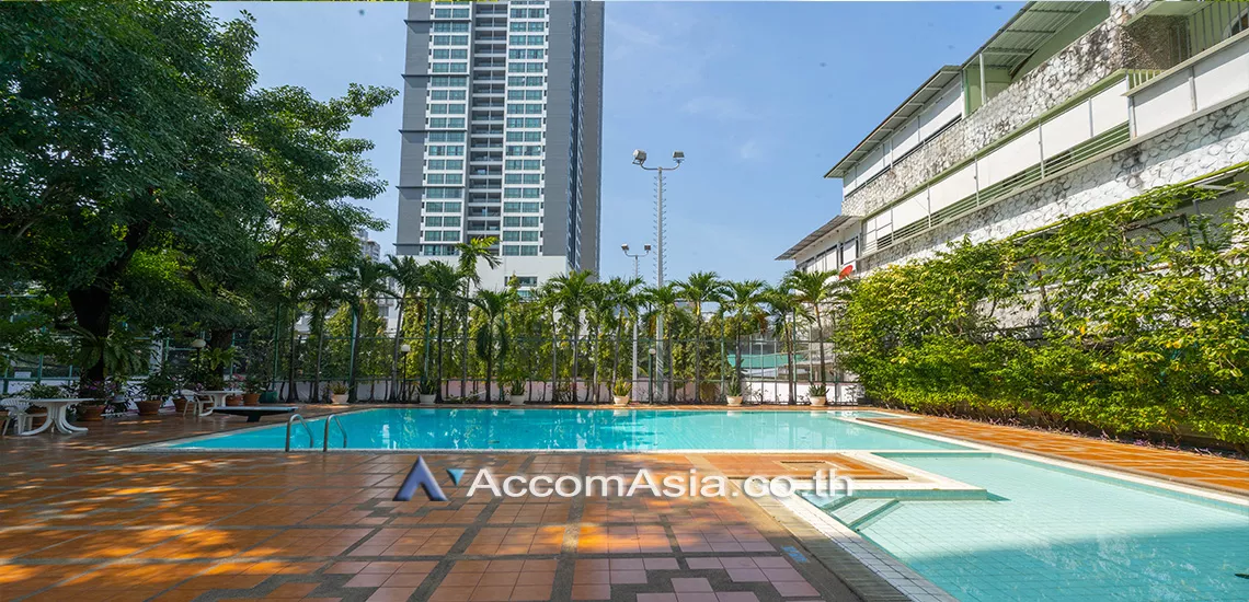  3 br Apartment For Rent in Sukhumvit ,Bangkok BTS Phrom Phong at Suite For Family AA24172