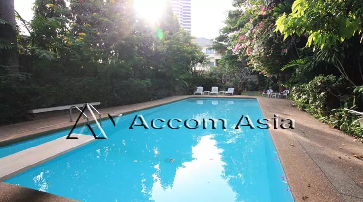  3 br Apartment For Rent in Sukhumvit ,Bangkok BTS Phrom Phong at Peaceful environment 1412366