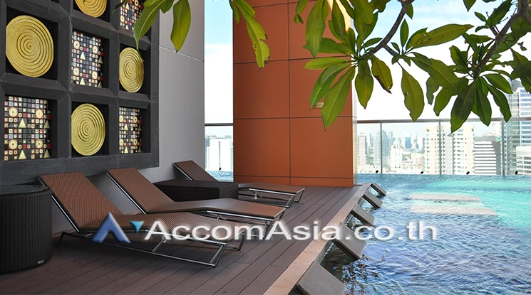  1 br Condominium For Rent in Silom ,Bangkok BTS Chong Nonsi at The Address Sathorn AA34033