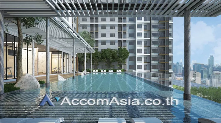  2 br Condominium For Rent in Ratchadapisek ,Bangkok BTS Asok at Life Asoke AA38867
