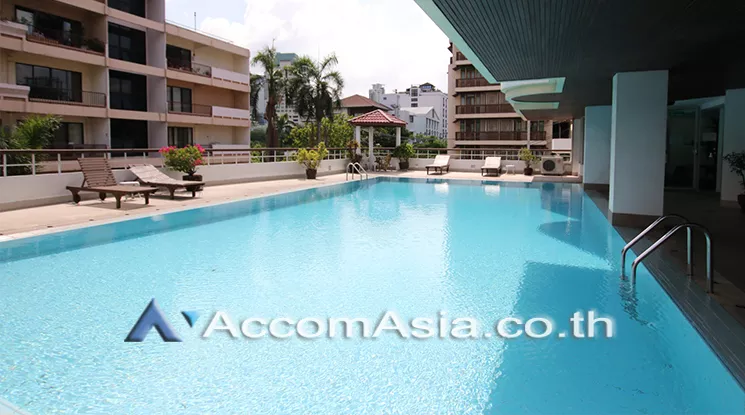  3 br Apartment For Rent in Sukhumvit ,Bangkok BTS Asok - MRT Sukhumvit at Private and Peaceful AA36405
