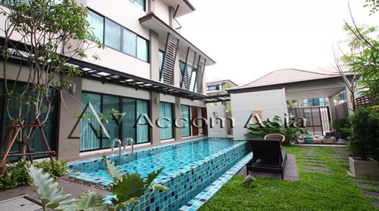  3 br House For Rent in Sukhumvit ,Bangkok BTS Thong Lo at Peaceful Living AA11532
