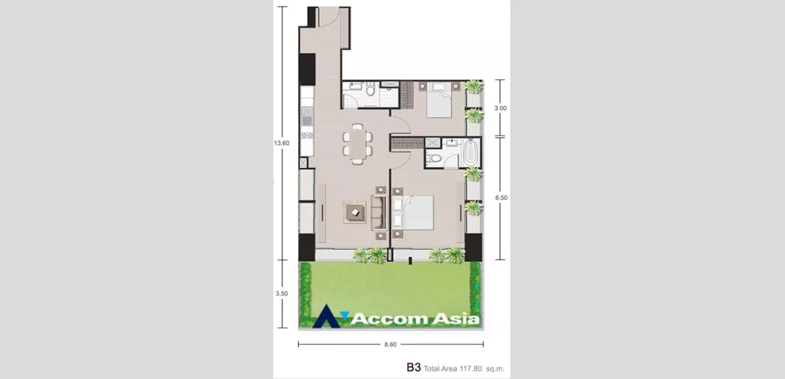  2 br Condominium For Rent in Sukhumvit ,Bangkok BTS Ekkamai at Noble Reveal AA39933