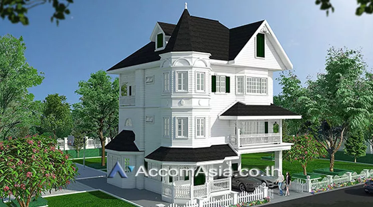  4 br House For Rent in Bangna ,Bangkok  at Fantasia Villa 4 AA32058