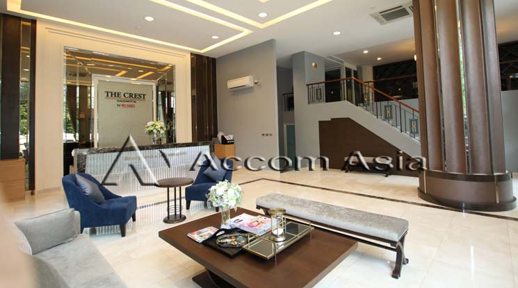  1 br Condominium For Rent in Sukhumvit ,Bangkok BTS Phrom Phong at The Crest 24 AA24125
