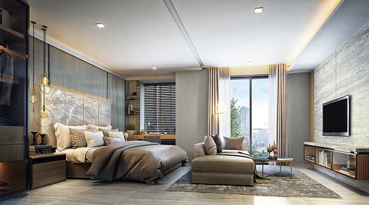  2 br Condominium For Rent in Sukhumvit ,Bangkok BTS Asok - MRT Sukhumvit at Walden Asoke AA44974