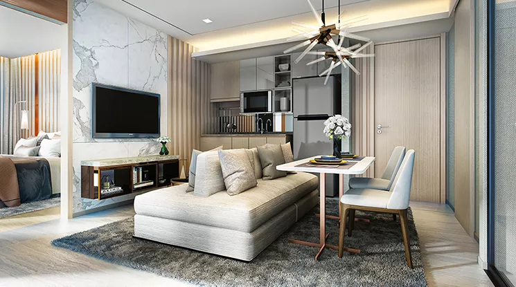  2 br Condominium For Rent in Sukhumvit ,Bangkok BTS Asok - MRT Sukhumvit at Walden Asoke AA44974