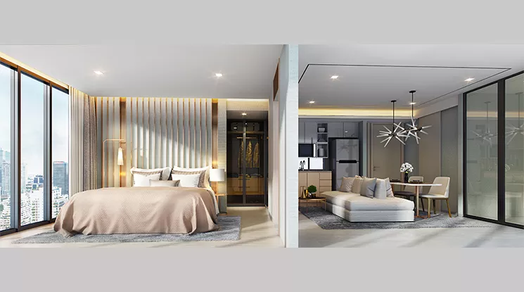  2 br Condominium For Rent in Sukhumvit ,Bangkok BTS Asok - MRT Sukhumvit at Walden Asoke AA44974