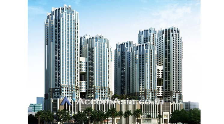  3 br Condominium for rent and sale in Ratchadapisek ,Bangkok MRT Rama 9 at Belle Grand Rama 9 AA36537