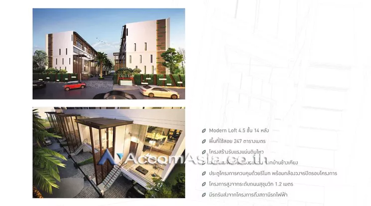 2 br Townhouse For Sale in Sukhumvit ,Bangkok BTS Punnawithi at Modern Home  AA39327