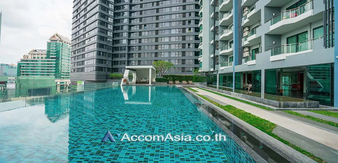  1 br Condominium For Rent in Ratchadapisek ,Bangkok MRT Phetchaburi at Supalai Premier at Asoke AA39177