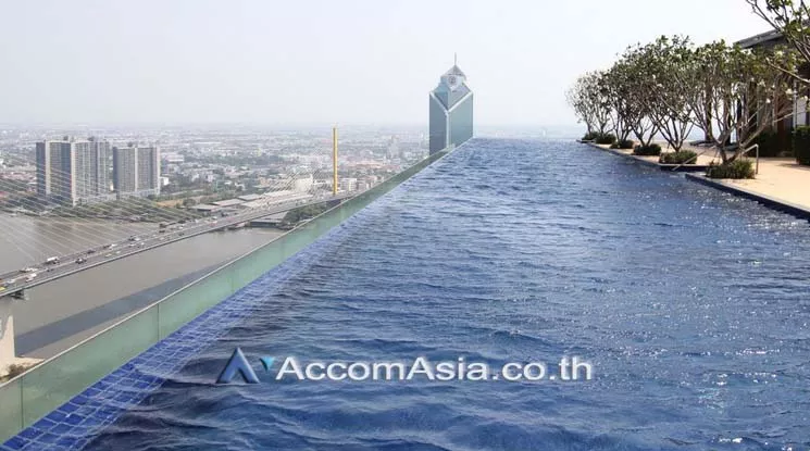  2 br Condominium for rent and sale in Charoenkrung ,Bangkok BRT Rama IX Bridge at Star View AA25389