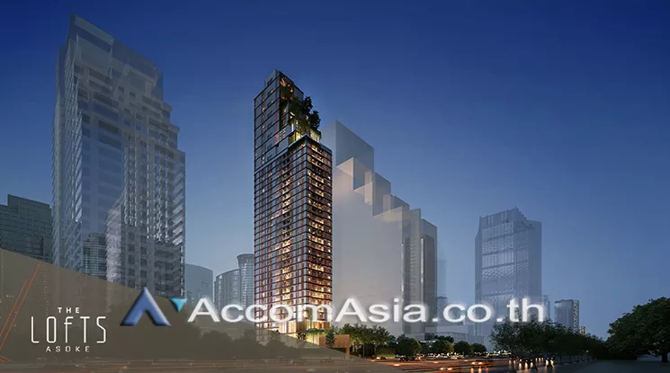 Double High Ceiling, Duplex Condo condominium for rent in Sukhumvit at The Lofts Asoke, Bangkok Code AA33698