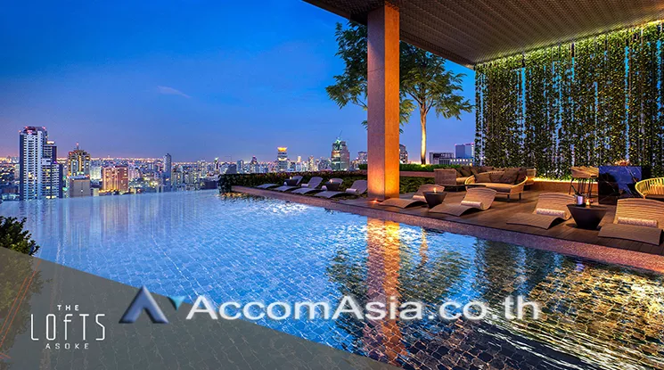  3 br Condominium for rent and sale in Sukhumvit ,Bangkok MRT Phetchaburi at The Lofts Asoke AA33698