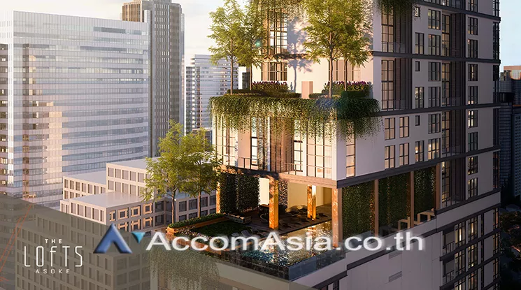  3 br Condominium for rent and sale in Sukhumvit ,Bangkok MRT Phetchaburi at The Lofts Asoke AA38801