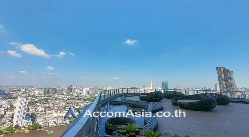  2 br Condominium for rent and sale in Charoenkrung ,Bangkok BTS Saphan Taksin at Menam Residences AA21281