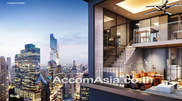 Double High Ceiling, Duplex Condo | Knightsbridge Prime Sathorn Condominium