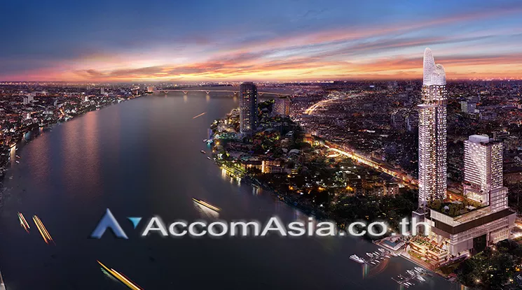  3 br Condominium for rent and sale in Charoenkrung ,Bangkok BRT Rama IX Bridge at Canapaya Riverfront Residence AA39060