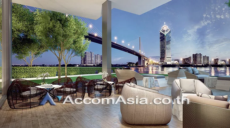  2 br Condominium for rent and sale in Charoenkrung ,Bangkok BRT Rama IX Bridge at Canapaya Riverfront Residence AA38632