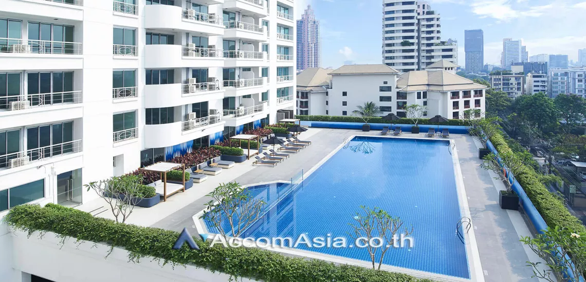  3 br Apartment For Rent in Sukhumvit ,Bangkok BTS Asok - MRT Sukhumvit at Perfect for living of family AA25096