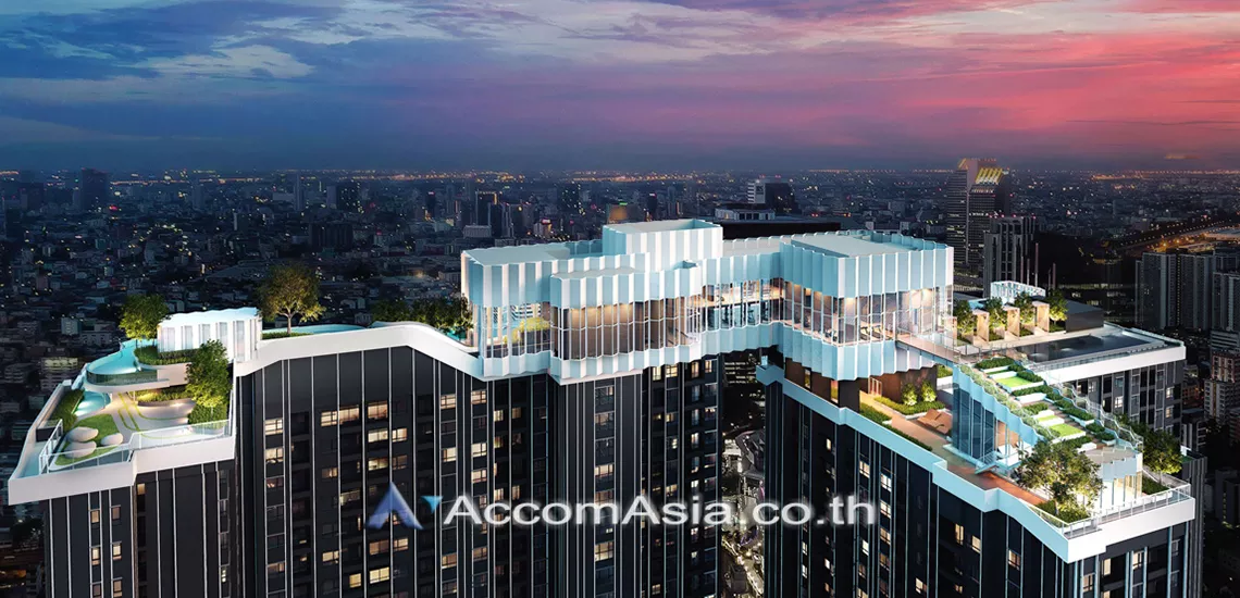  2 br Condominium For Rent in Phaholyothin ,Bangkok MRT Rama 9 at LIFE Asoke - Rama 9 AA40404
