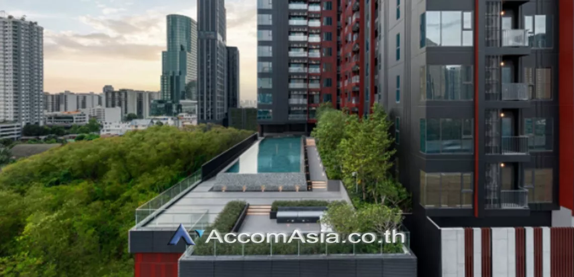  1 br Condominium For Rent in Phaholyothin ,Bangkok MRT Rama 9 - ARL Makkasan at Life Asoke Hype AA32457