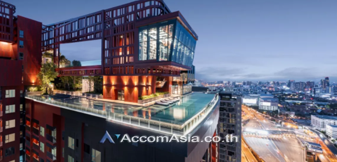  2 br Condominium For Rent in Phaholyothin ,Bangkok MRT Rama 9 - ARL Makkasan at Life Asoke Hype AA37657