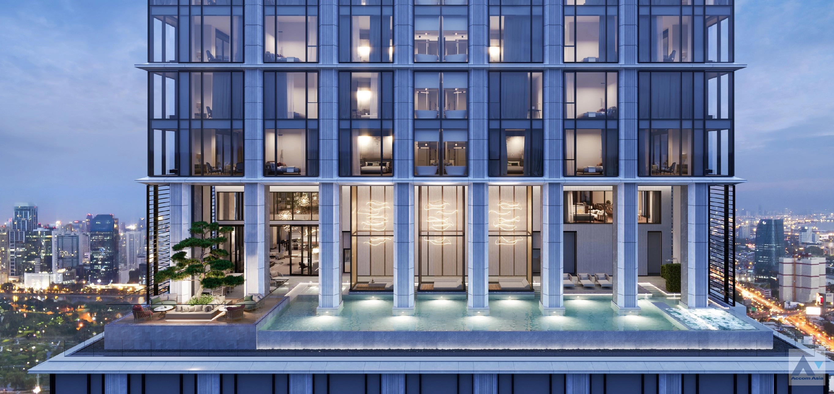  3 br Condominium for rent and sale in Ploenchit ,Bangkok MRT Lumphini at ONE Bangkok AA43179