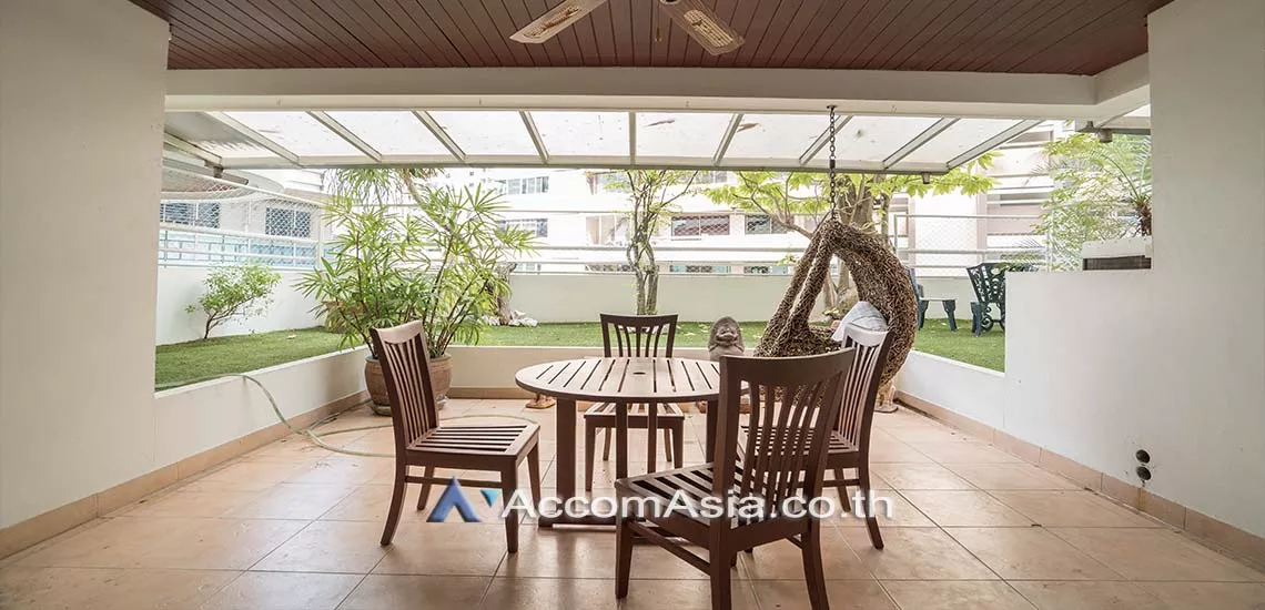 Big Balcony, Pet friendly |  The Truly Beyond Apartment  4 Bedroom for Rent BTS Phrom Phong in Sukhumvit Bangkok