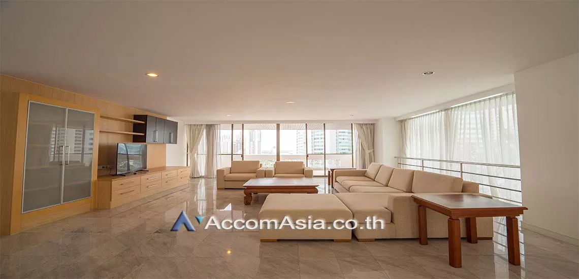 Huge Terrace, Penthouse, Pet friendly |  4 Bedrooms  Apartment For Rent in Sukhumvit, Bangkok  near BTS Asok - MRT Sukhumvit (1007301)