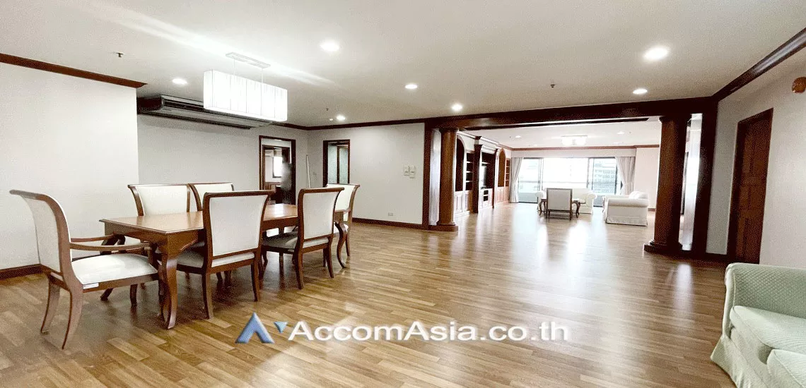 Pet friendly |  3 Bedrooms  Apartment For Rent in Sukhumvit, Bangkok  near BTS Asok - MRT Sukhumvit (310193)