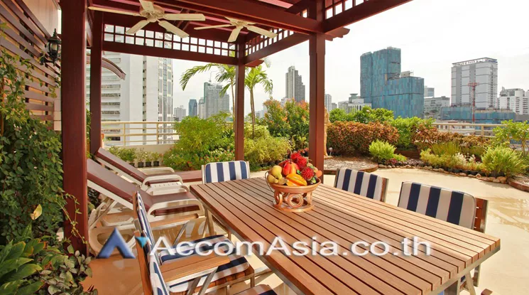 Huge Terrace, Penthouse |  3 Bedrooms  Condominium For Rent in Sukhumvit, Bangkok  near BTS Nana (1510462)