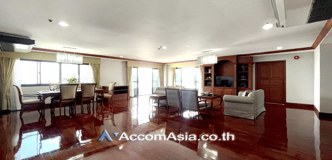 Pet friendly |  3 Bedrooms  Apartment For Rent in Sukhumvit, Bangkok  near BTS Asok - MRT Sukhumvit (1410491)