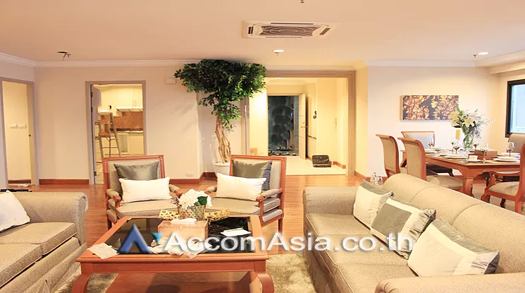 Pet friendly |  3 Bedrooms  Apartment For Rent in Sukhumvit, Bangkok  near BTS Asok - MRT Sukhumvit (1410885)