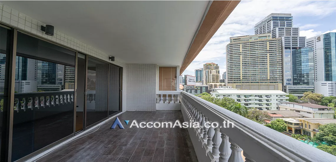 Big Balcony, Pet friendly apartment for rent in Sukhumvit, Bangkok Code 1008601