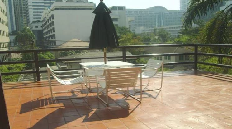 Big Balcony |  2 Bedrooms  Apartment For Rent in Sukhumvit, Bangkok  near BTS Nana (1411155)