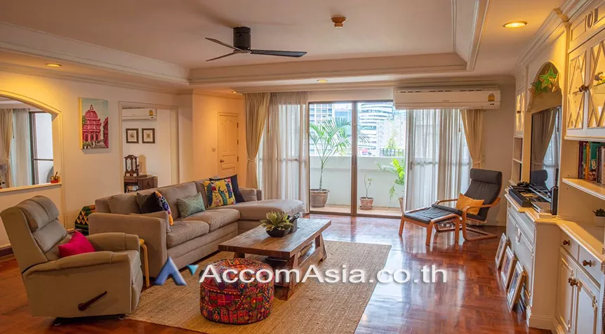 Big Balcony, Pet friendly |  4 Bedrooms  Apartment For Rent in Sukhumvit, Bangkok  near BTS Phrom Phong (1411296)