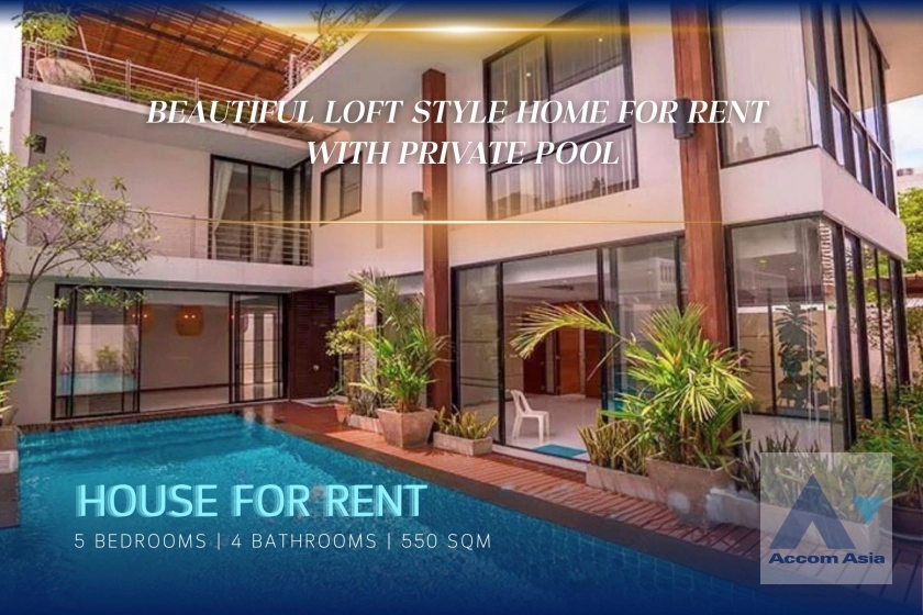 unitPrivate Swimming Pool, Pet friendly |  5 Bedrooms  House For Rent in Sukhumvit, Bangkok  near BTS Thong Lo (2411318)