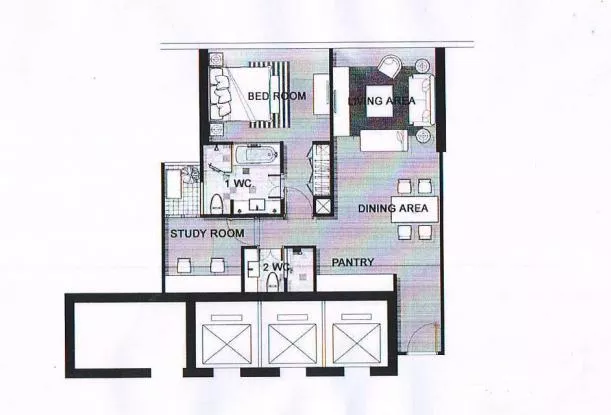 unit 1 Bedroom  Condominium For Sale in Sukhumvit, Bangkok  near BTS Nana (1511935)