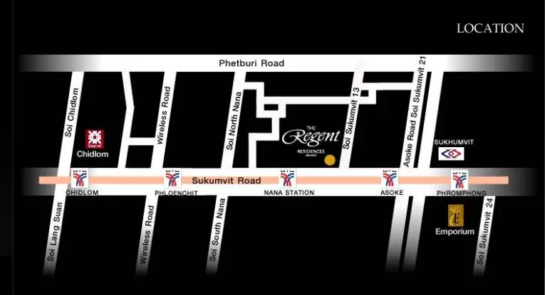 5  2 br Condominium For Sale in Sukhumvit ,Bangkok BTS Nana at The Regent Residence 1511936