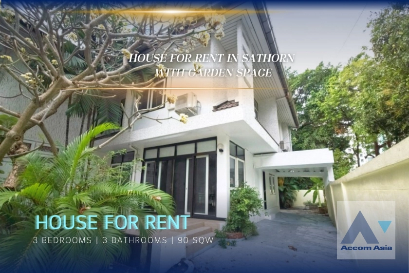  2  3 br House For Rent in Sathorn ,Bangkok BTS Chong Nonsi 1712188