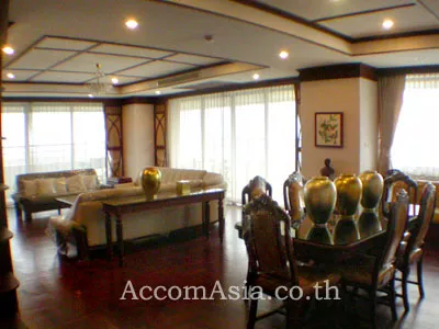 Riverside / River View |  PM Riverside Condominium  3 Bedroom for Rent BRT Wat Dan in Sathorn Bangkok
